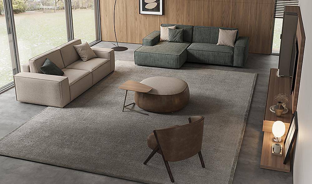 Space Corner Sofa Set