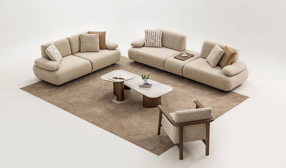 Madrid Sofa Set - With Table
