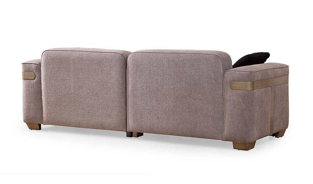 Lanika Triple Sofa - Mink