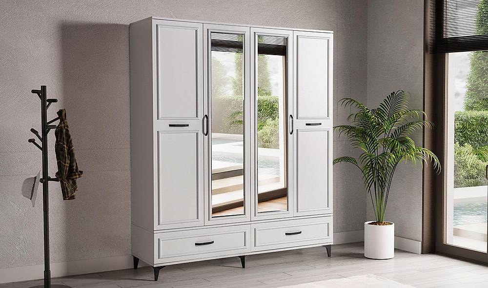 Alvin Wardrobe - 4 Door