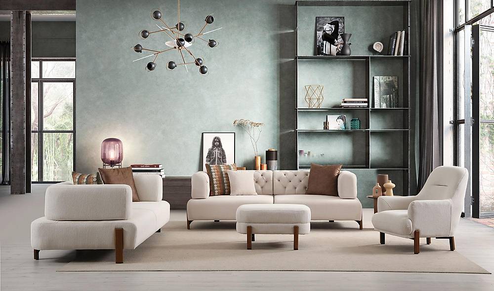 Nesta Sofa Set - Bed - Wooden Leg