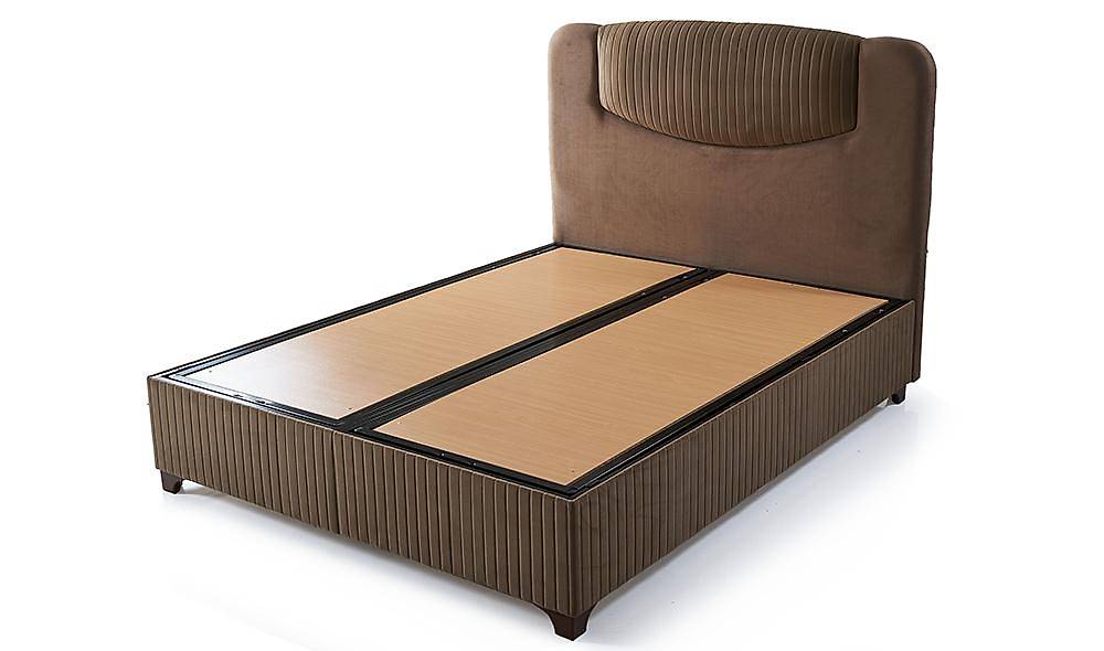 Plato Base + Headboard - Brown