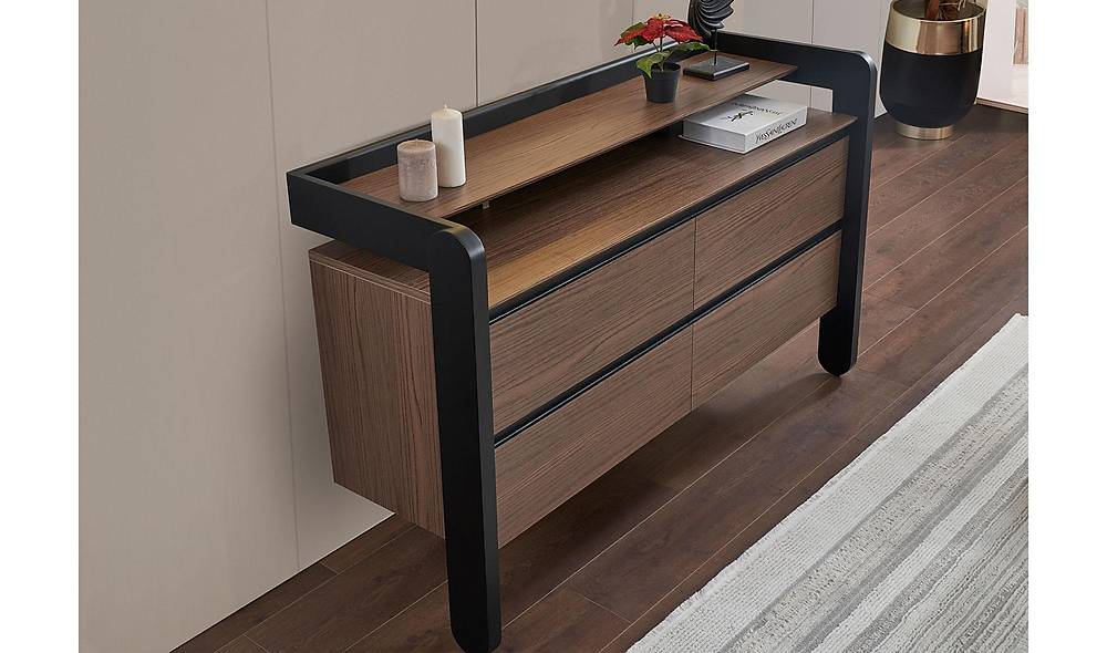 Bologna Base Bedroom - Walnut