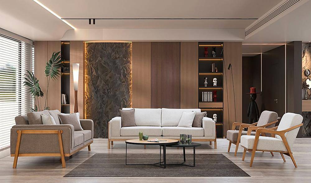 Leylak Sofa Set