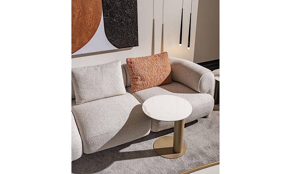 Camelia New Sofa Set - Natural