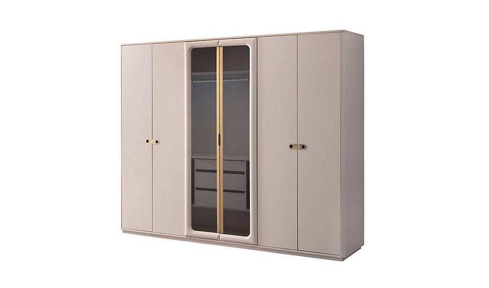 Cunda 6 Door Wardrobe