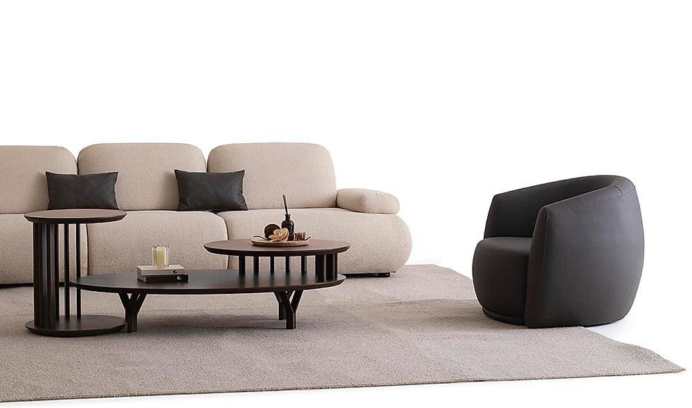 Beal Sofa Set - Brown