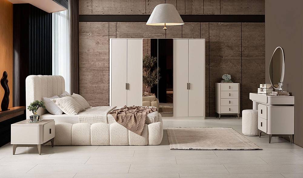 Monica Bedroom - Cream