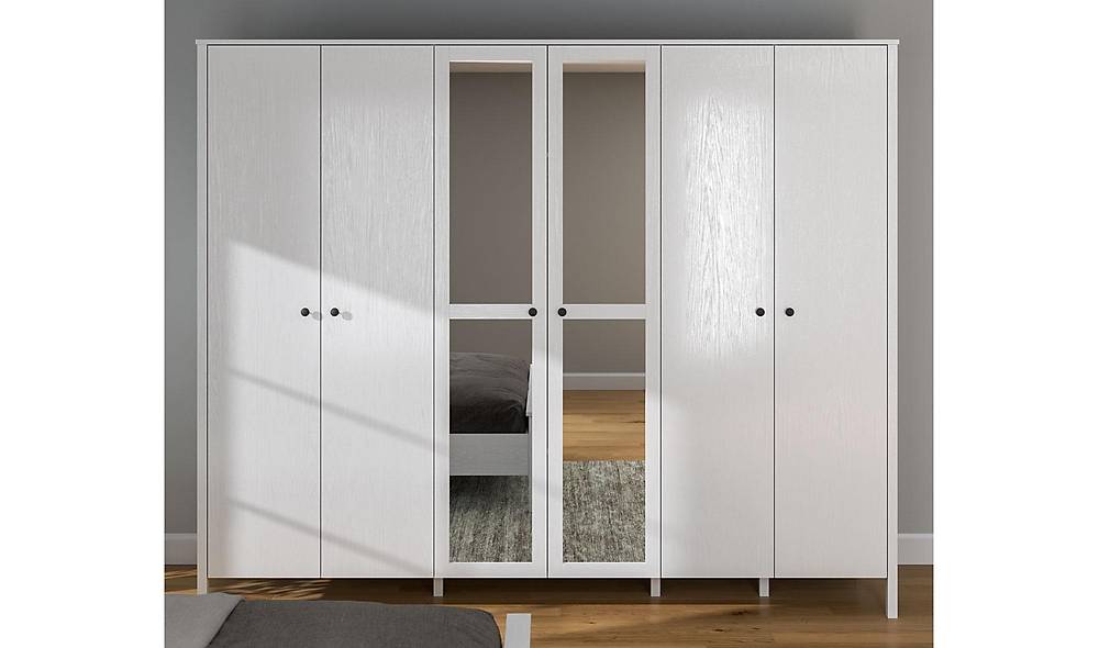 Netha Wardrobe - 6 Door