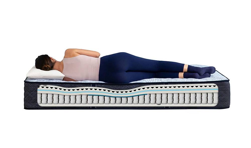 Yatsan Serta Perfect Sleeper Cobalt Mine Bed