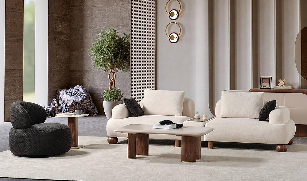 Lizay Sofa Set - With Leg