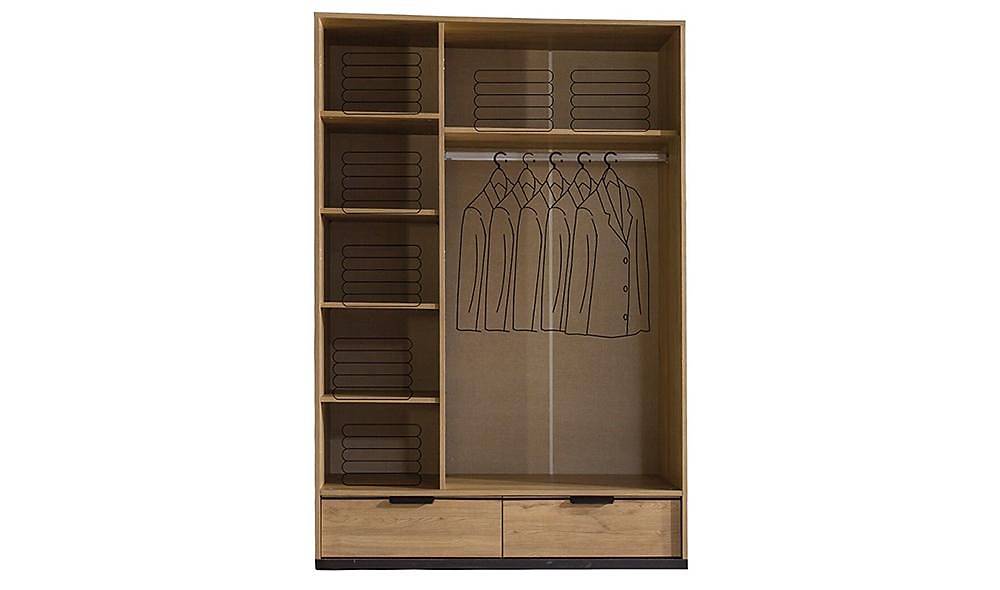 Newport 3 Wardrobe With Lid V2