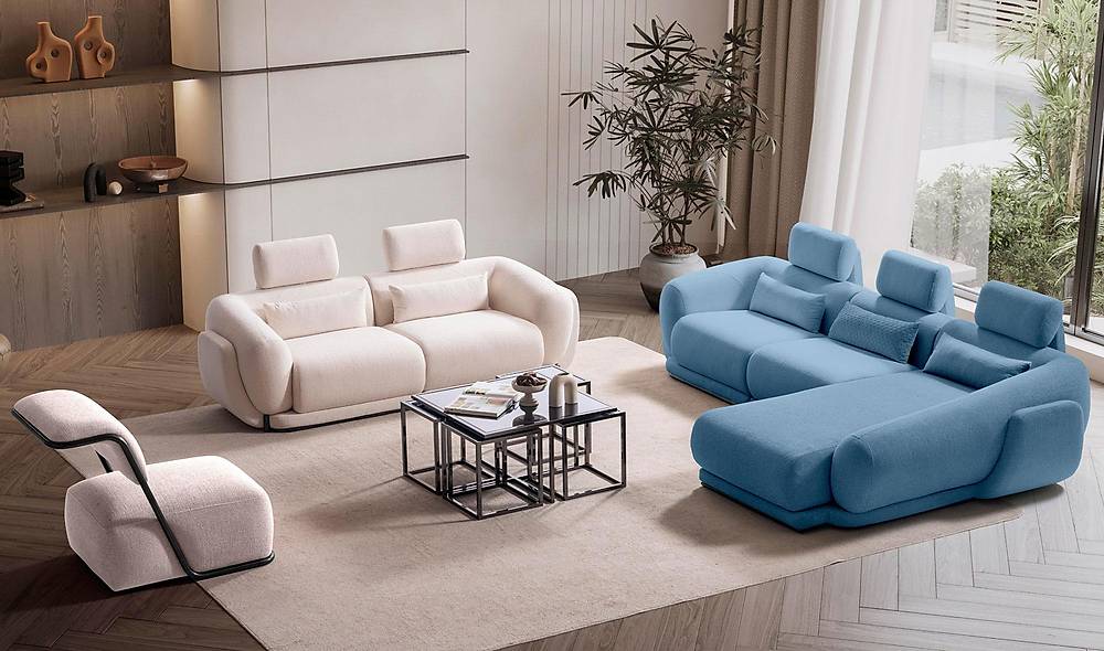 Positano Sofa Set - Corner - Colorful