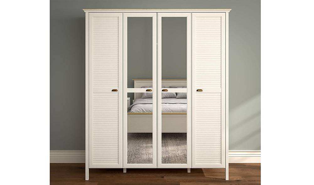 Atlantis 4 Door Wardrobe - Hanger