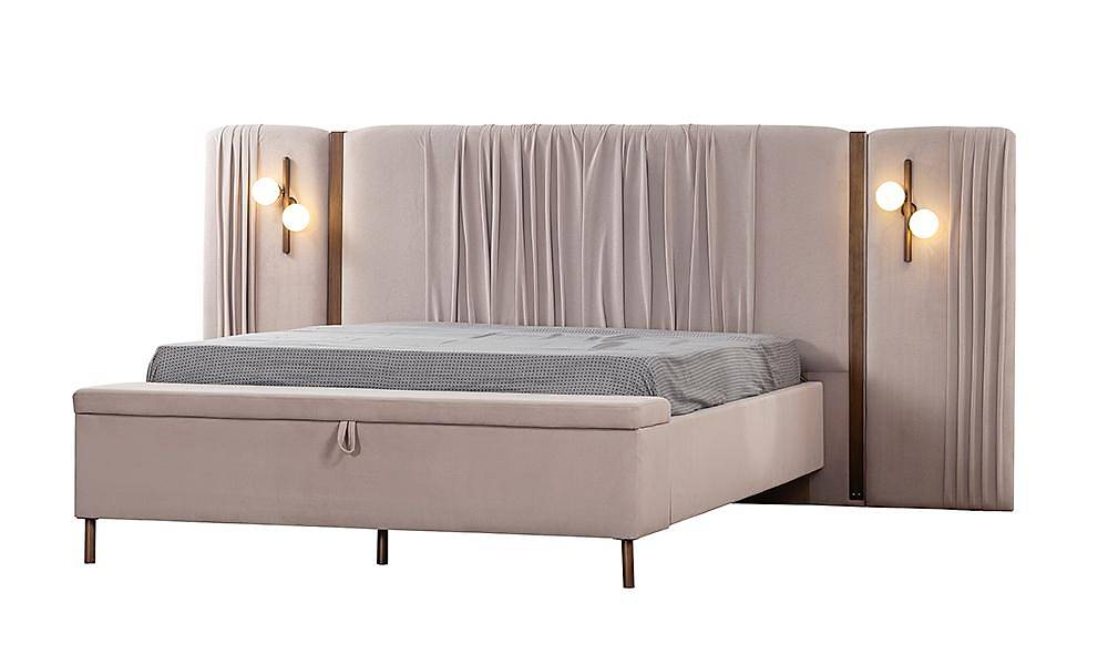 Lorenzo Base Bedstead and Headboard