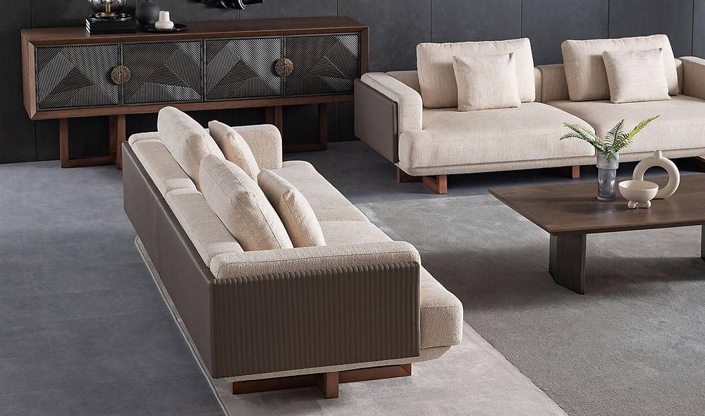 World Sofa Set - Brown