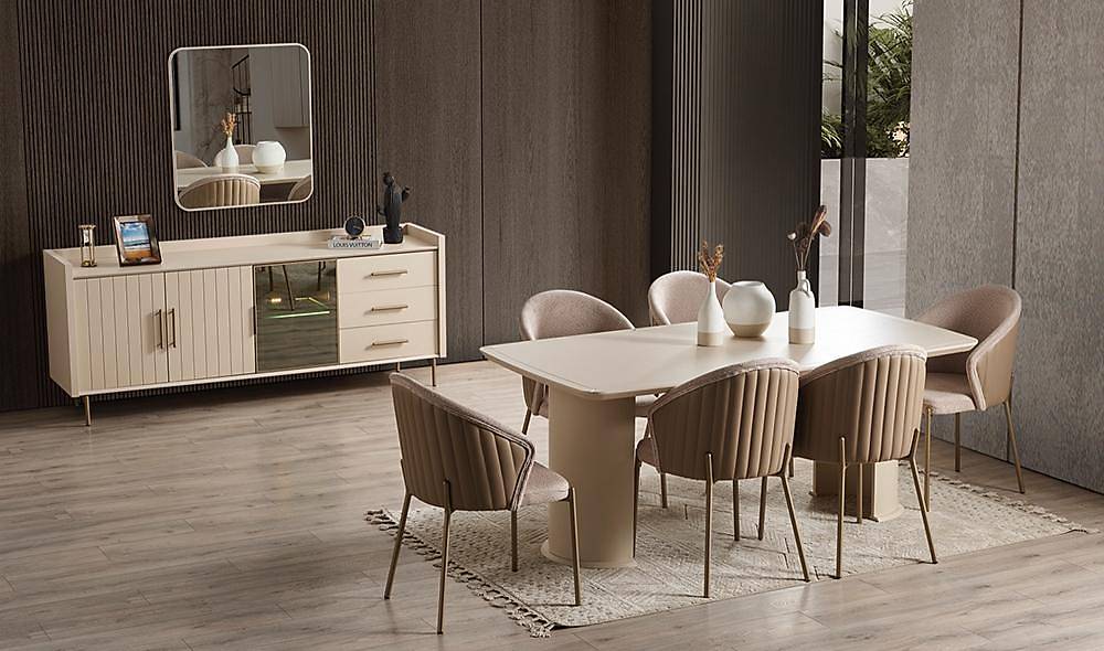 Lukka Dining Room - Cream