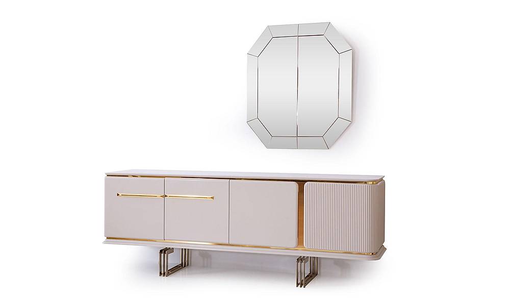 Farya New Dining Room - Gold