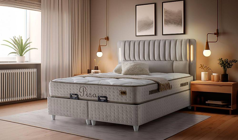 Pisa Base + Headboard + Bed