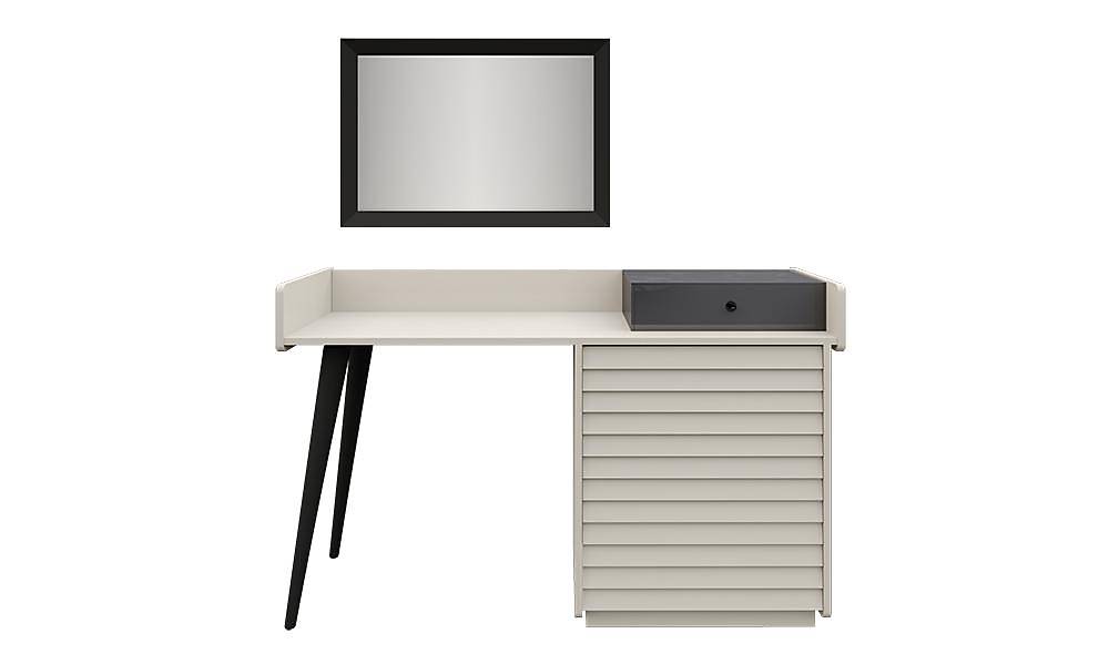 Çizgi Make-Up Table - Ecru