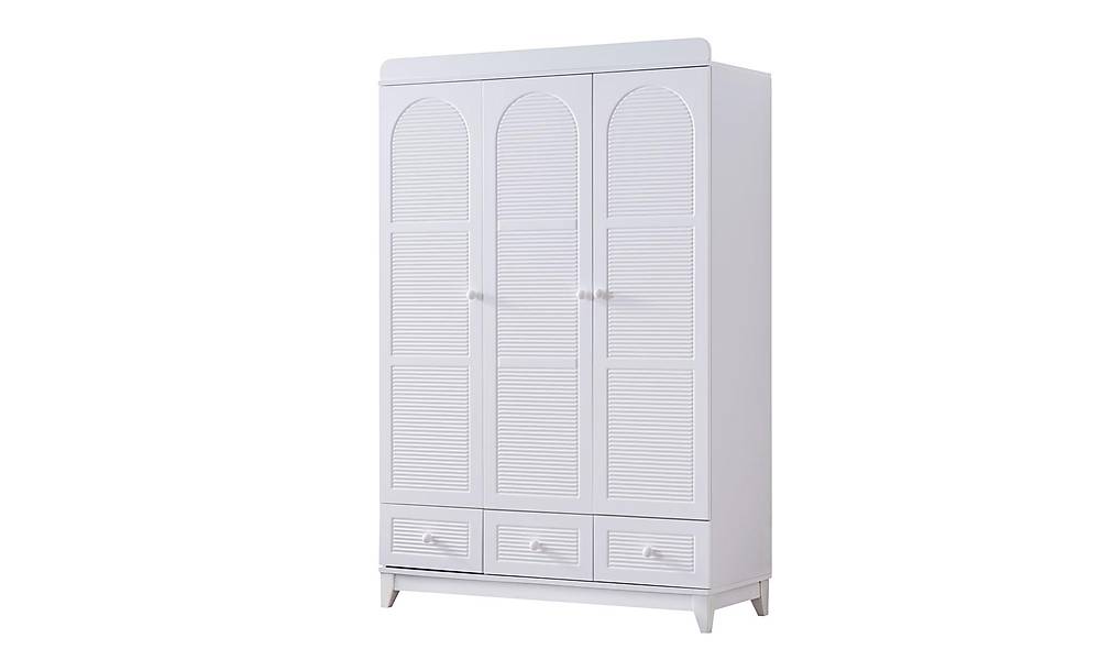 Tilda 3 Door Wardrobe - White