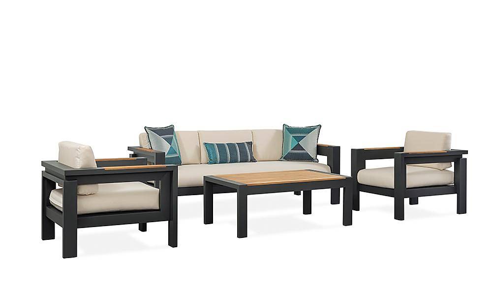 Rosalina Anthracite Garden Sofa Set