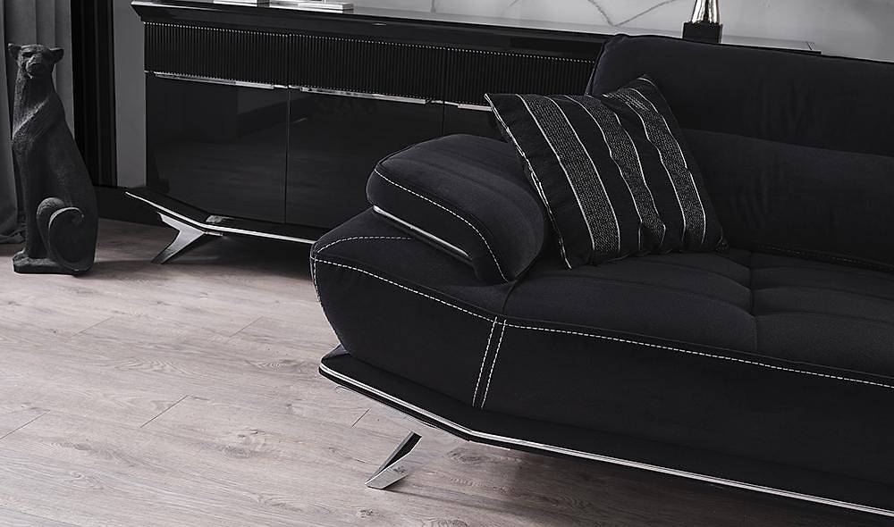 Clara Black Sofa