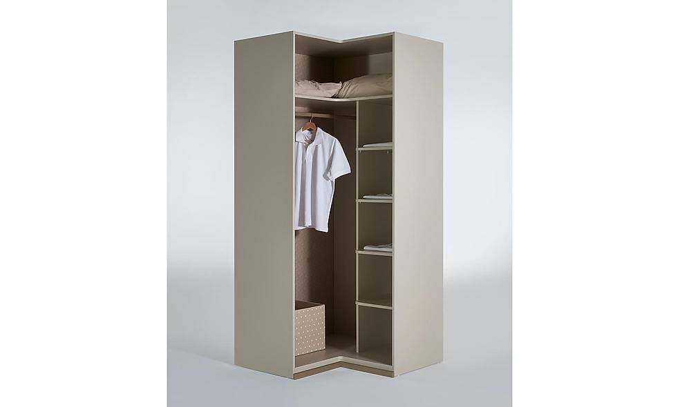 Bianco Wardeobe - Corner Wardrobe