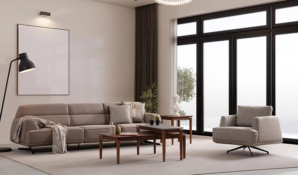 Marsala Sofa Set - Beige