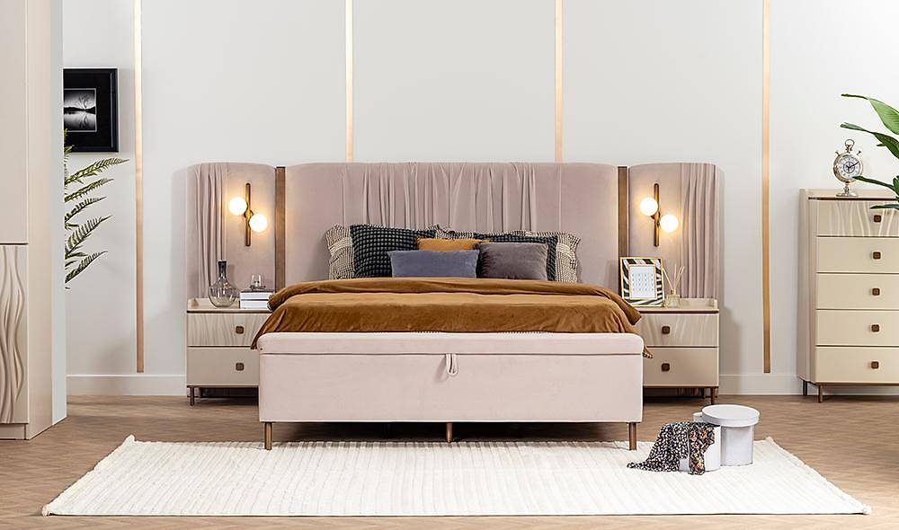 Lorenzo Base Bedstead and Headboard