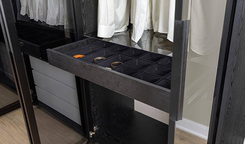 Elika Bedroom with Base - Corner Wardrobe