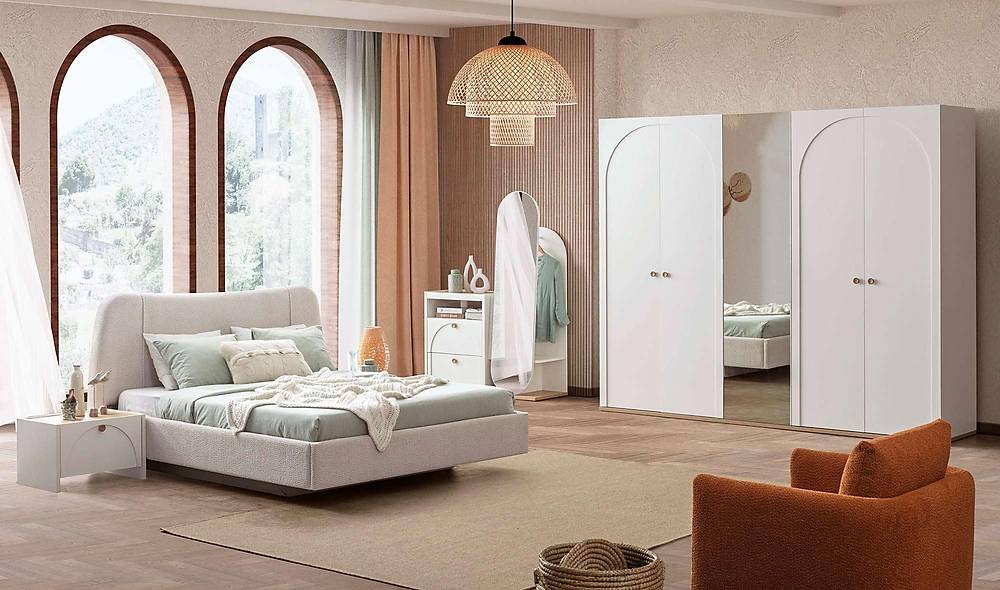 Lenora Wedding Set - White