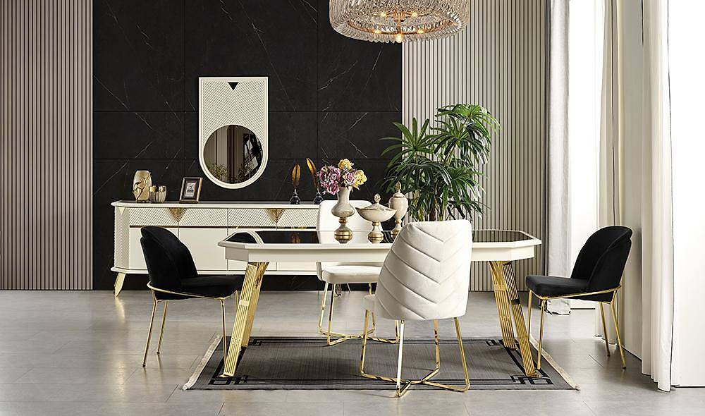 Suave Cream Dining Room