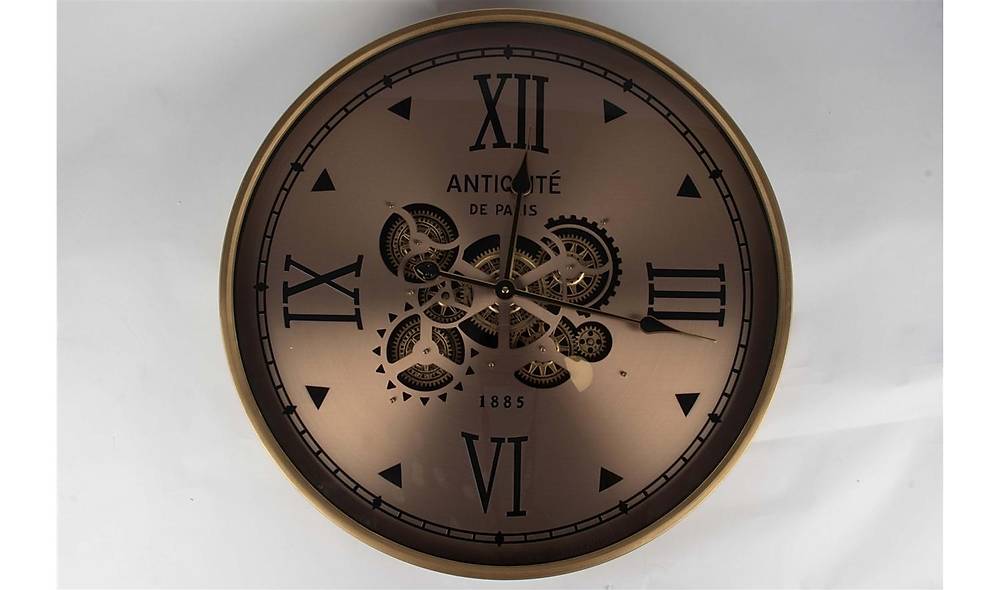 Bronze Round Wall Clock