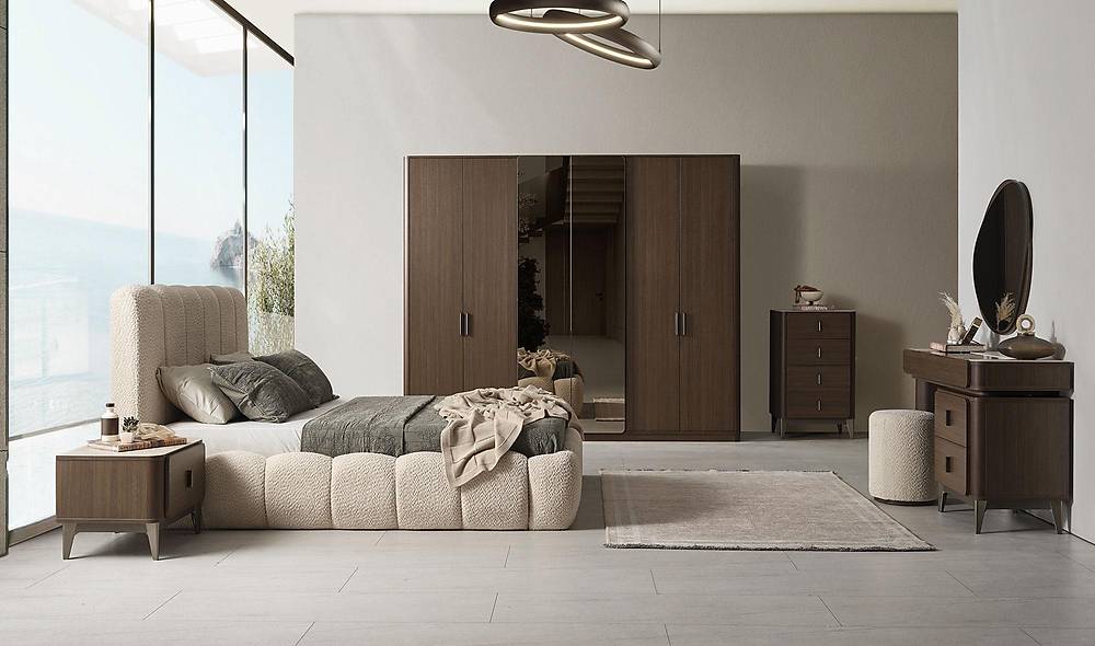 Monica Bedroom - Brown