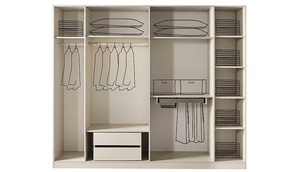 Monart 6 Door Wardrobe