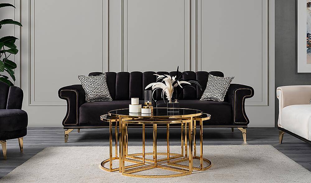 Holly Gold Sofa