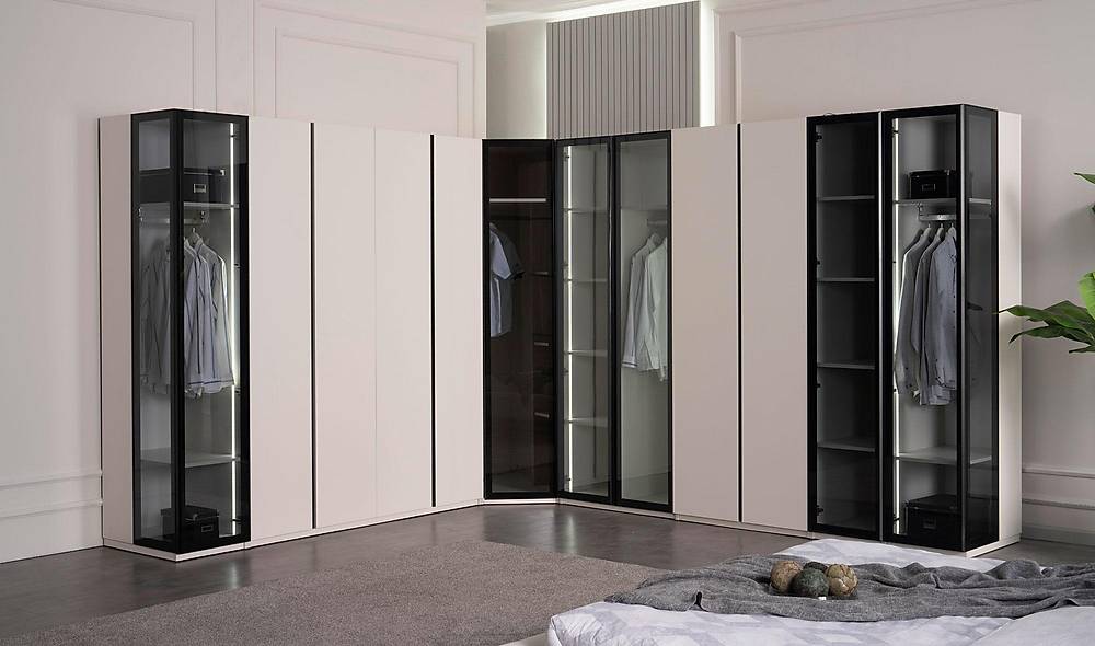 Rigel Bedroom - Corner Wardrobe