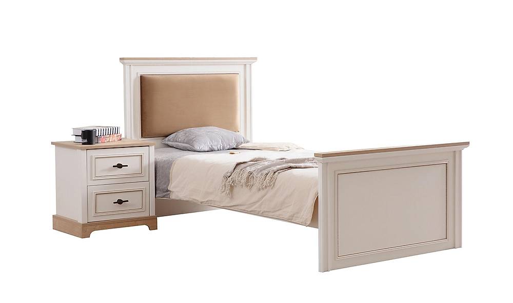 Zenio Bedstead and Headboard