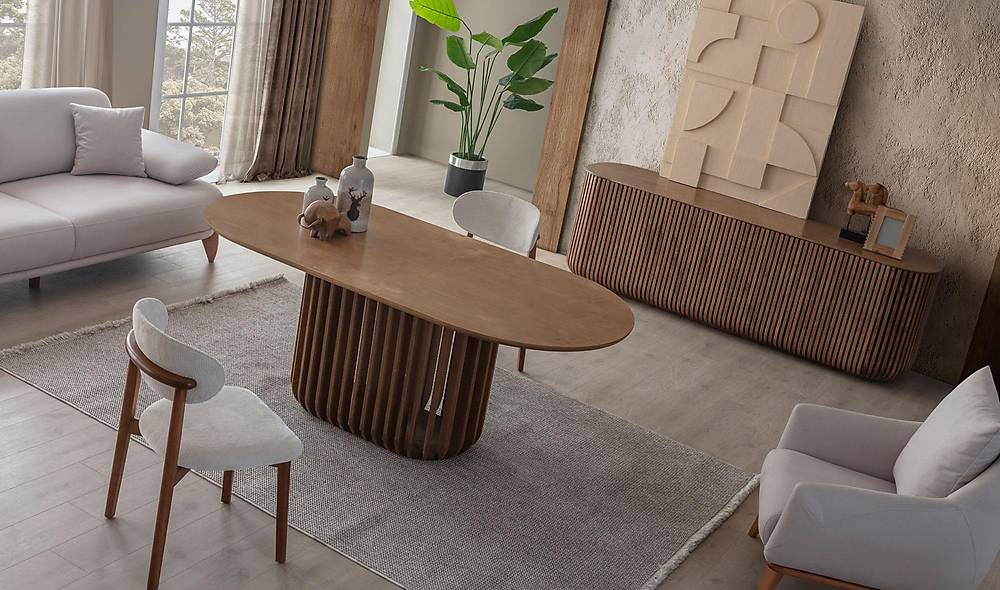 Netha Dining Room - Walnut