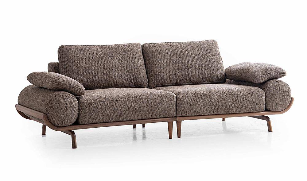 Almeda Sofa Set - Brown