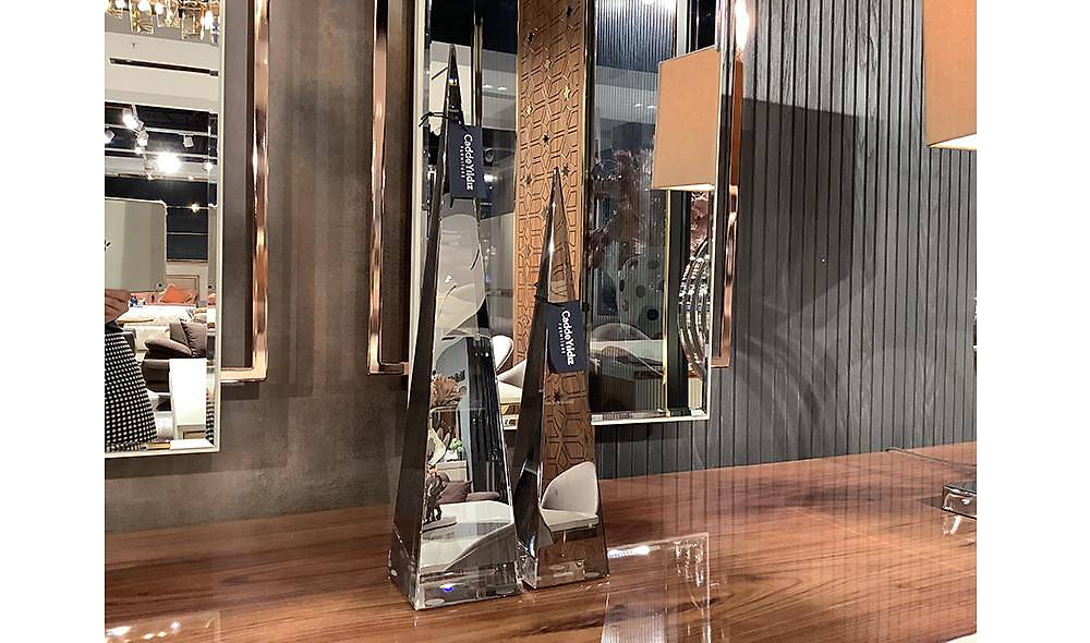 Double Triangle Decorative Object