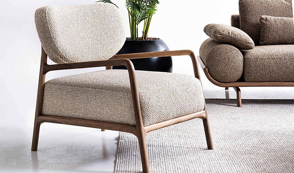 Almeda Sofa Set - Brown