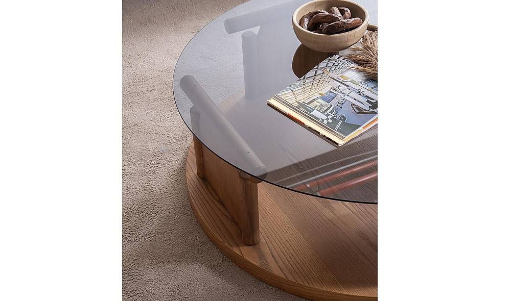 Bitez Coffee Table - Round  - Oak