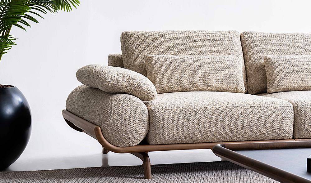 Almeda Sofa Set - Brown