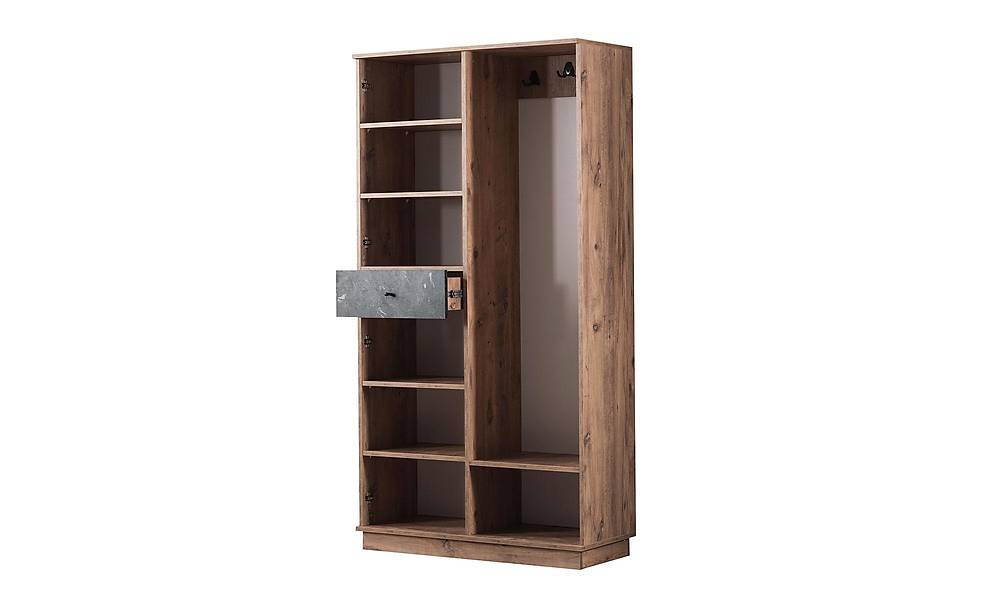 Craft Coat Rack - 2 Door - Walnut
