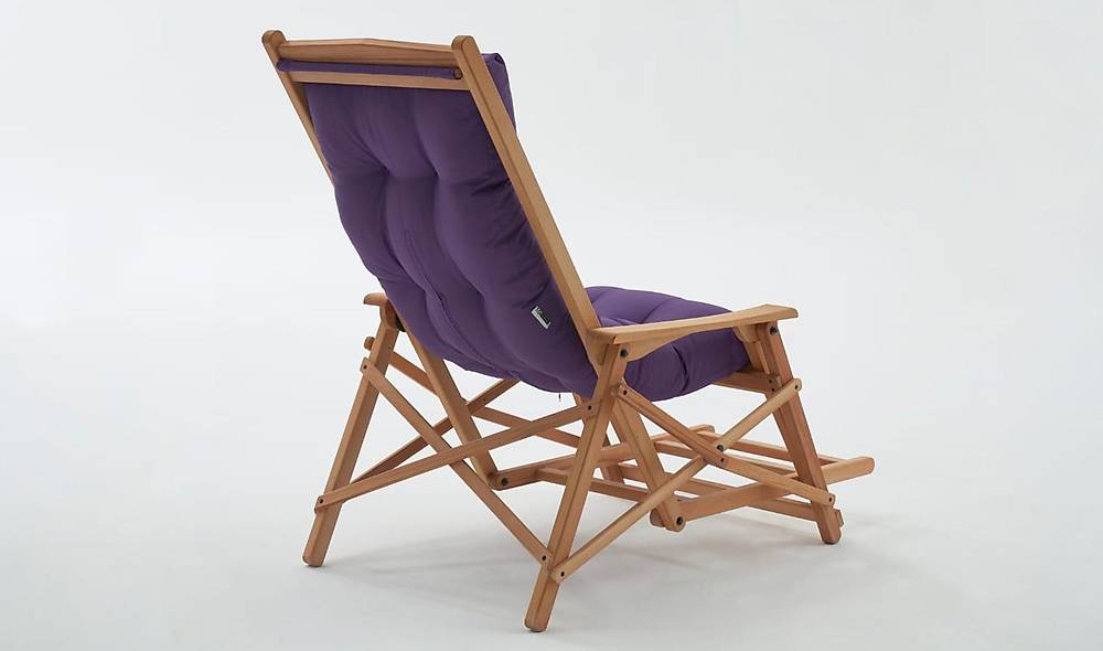 Ocean Single Garden - Balcony Sofa - Purple