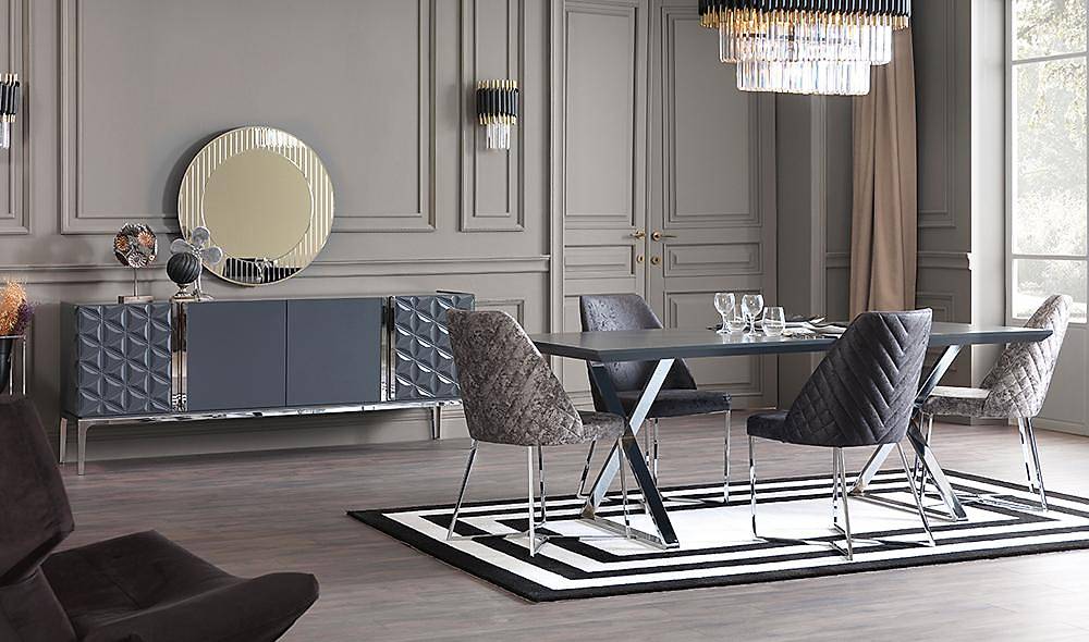 Vadi Anthracite Dining Room