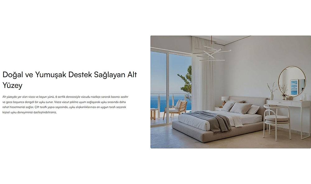 Yatsan Allure Amalfi Latex Visco Bed