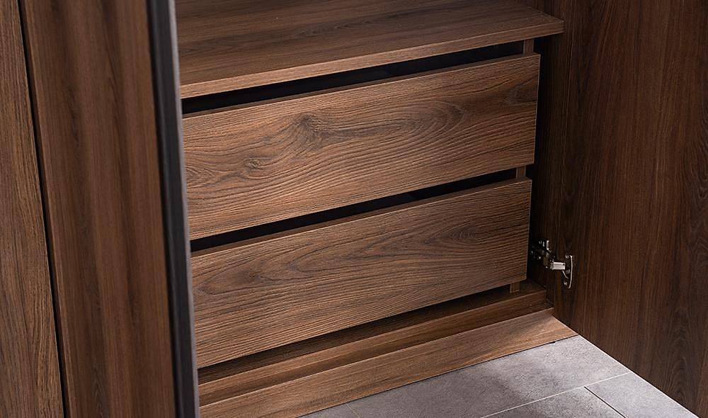 Montana 6 Door Wardrobe - Walnut